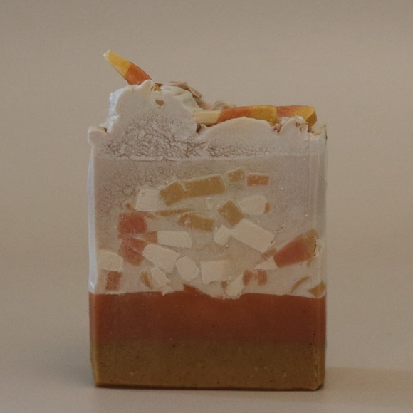 "Penny" Candy Corn Artisan Soap Bar - Picture 2 of 7